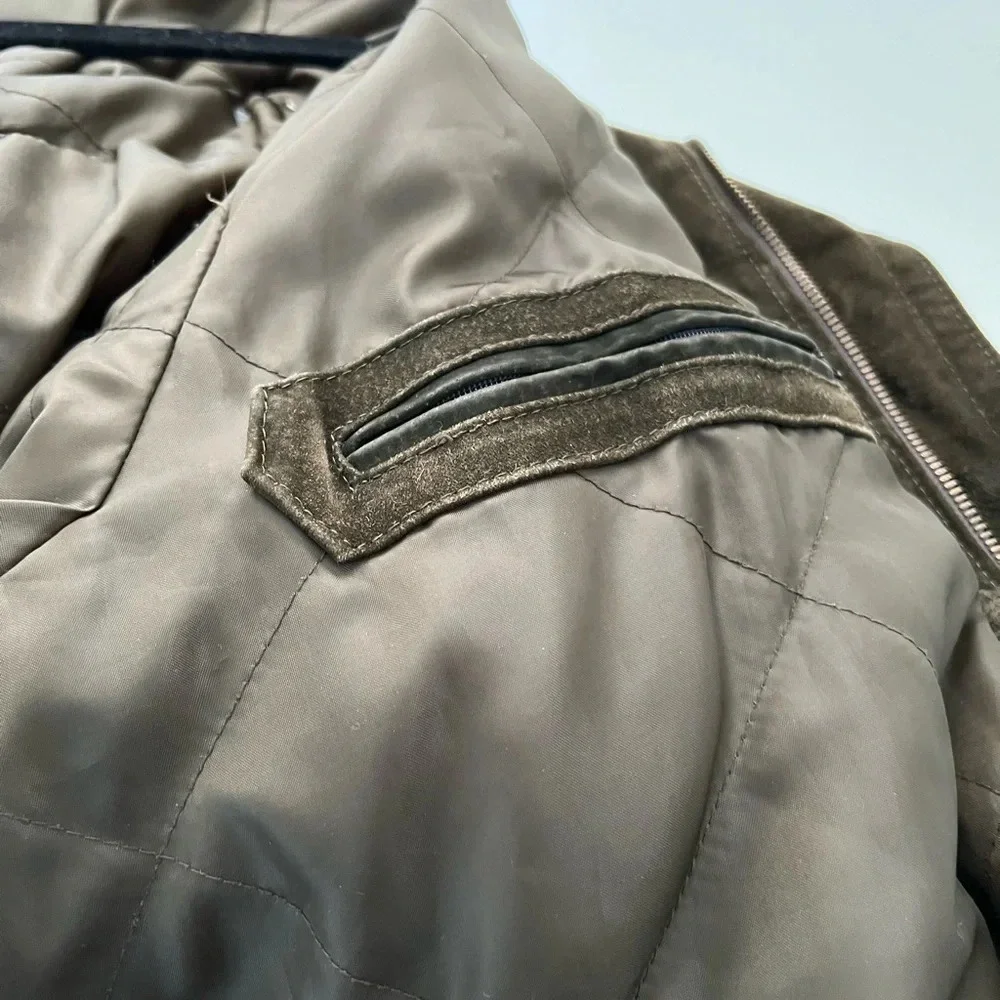 Vintage Genuine Leather Toggle Jacket (Size XL) - Picture 8 of 8